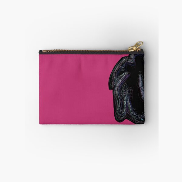 Item preview, Black neon silhouette (pink background) designed and sold by MentaLee.