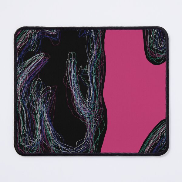 Item preview, Black neon silhouette (pink background) designed and sold by MentaLee.