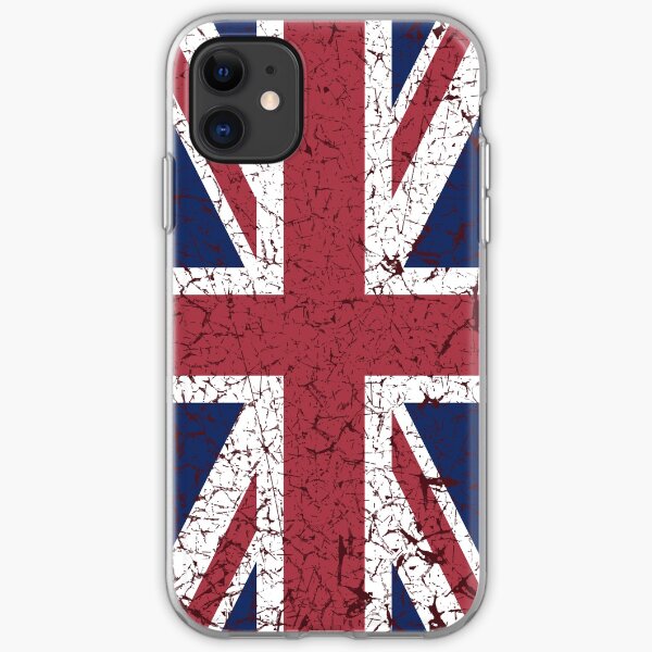 Vintage look Union Jack Flag of Great Britain iPhone Soft Case