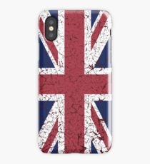Vintage look Union Jack Flag of Great Britain iPhone Case/Skin