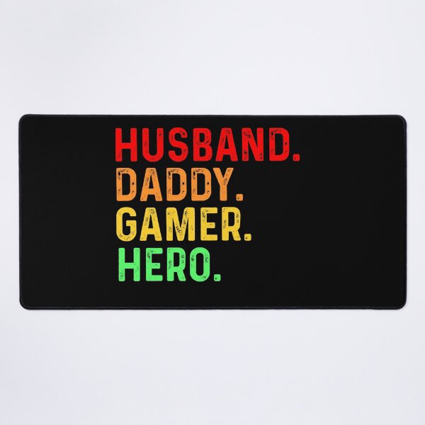 Item preview, Husband. Daddy. Gamer. Hero. Gamer Daddy Vintage Retro designed and sold by Gamerss4Life.