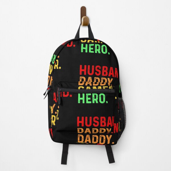 Item preview, Husband. Daddy. Gamer. Hero. Gamer Daddy Vintage Retro designed and sold by Gamerss4Life.