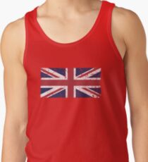 Vintage look Union Jack Flag of Great Britain Tank Top