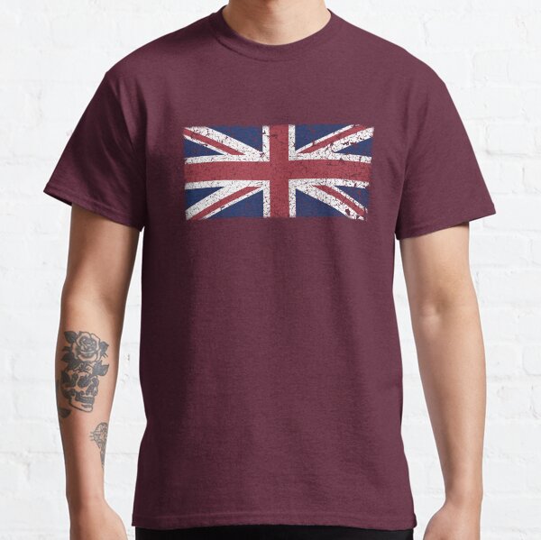 Vintage look Union Jack Flag of Great Britain Classic T-Shirt