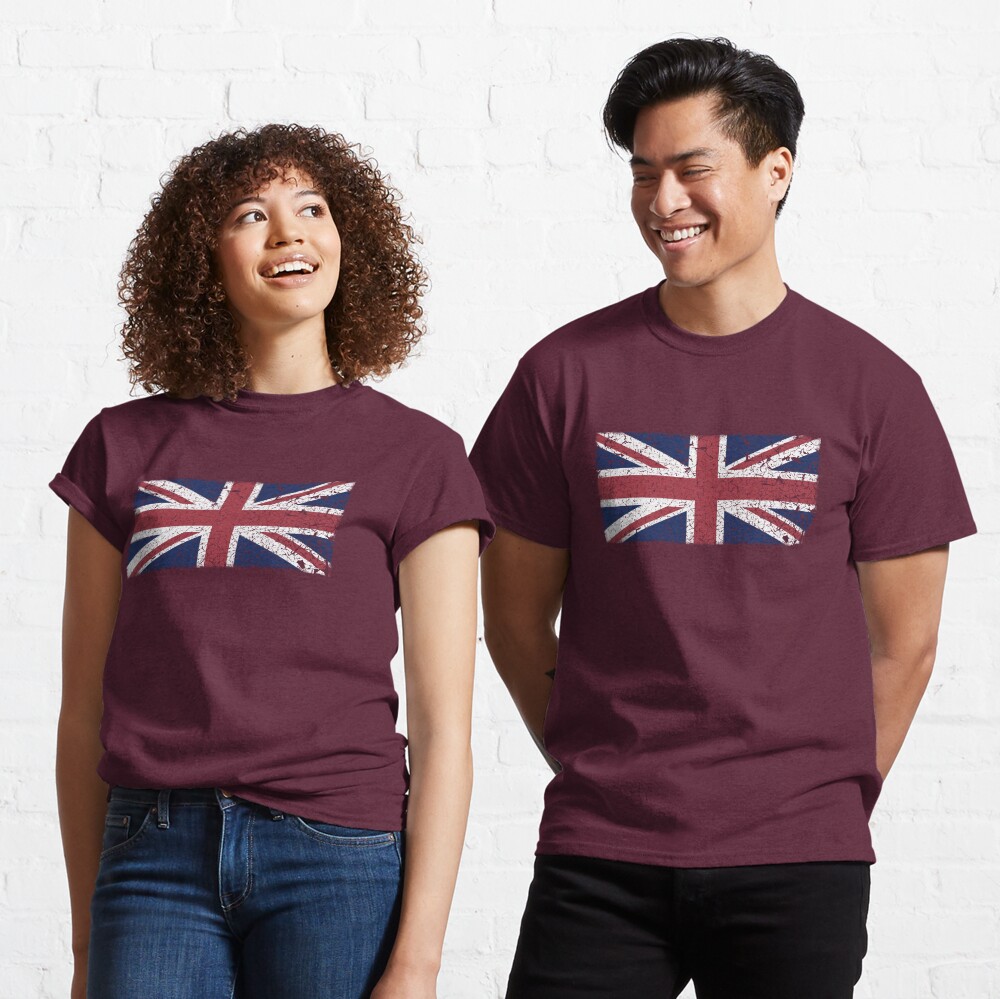 Vintage look Union Jack Flag of Great Britain Classic T-Shirt