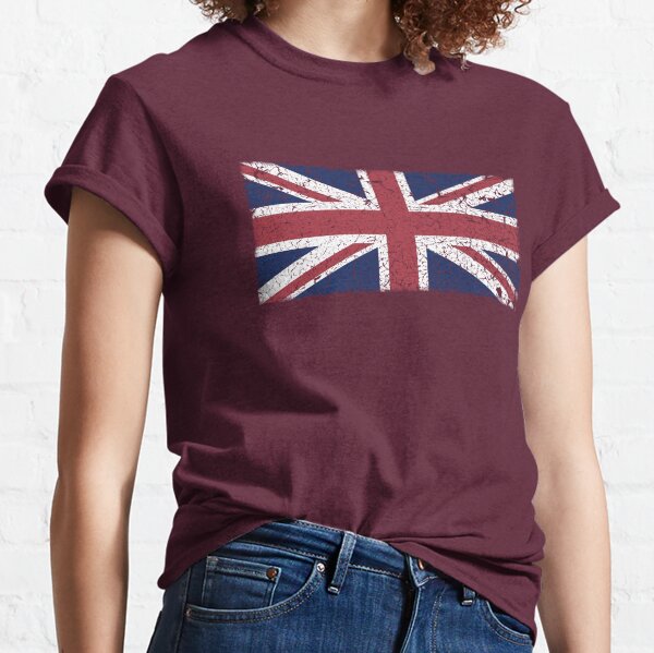 Vintage look Union Jack Flag of Great Britain Classic T-Shirt