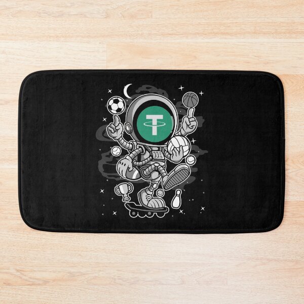 Item preview, Astronaut Skate Tether USDT Coin To The Moon Trading Crypto Token Blockchain Wallet designed and sold by EarlineCormier.