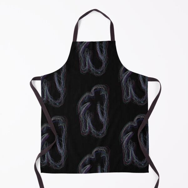 Item preview, Black neon silhouette (patterns, black background) designed and sold by MentaLee.
