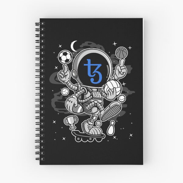 Item preview, Astronaut Skate Tezos XTZ Coin To The Moon Trading Crypto Token Blockchain Wallet designed and sold by EarlineCormier.
