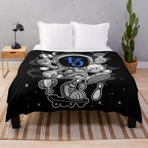 Item preview, Astronaut Skate Tezos XTZ Coin To The Moon Trading Crypto Token Blockchain Wallet designed and sold by EarlineCormier.