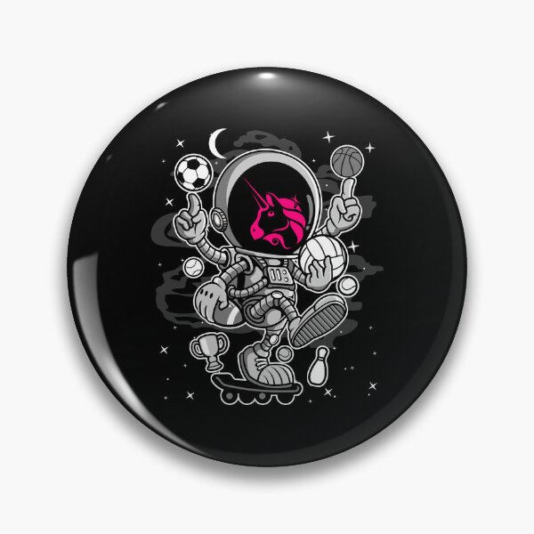 Item preview, Astronaut Skate Uniswap UNI Coin To The Moon Trading Crypto Token Blockchain Wallet designed and sold by EarlineCormier.