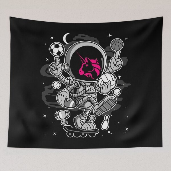 Item preview, Astronaut Skate Uniswap UNI Coin To The Moon Trading Crypto Token Blockchain Wallet designed and sold by EarlineCormier.