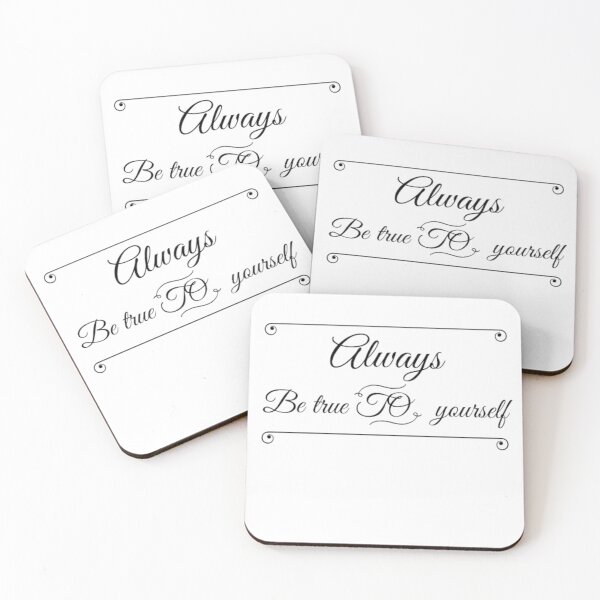 Item preview, Always be true to yourself Motivational Spirit Inspirational Quote Slogan designed and sold by BestDesign87.