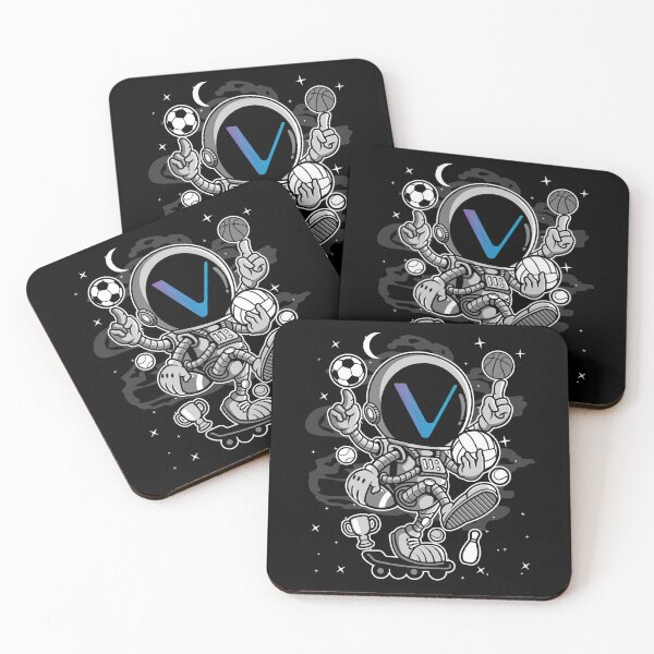 Item preview, Astronaut Skate Vechain VET Coin To The Moon Trading Crypto Token Blockchain Wallet designed and sold by EarlineCormier.