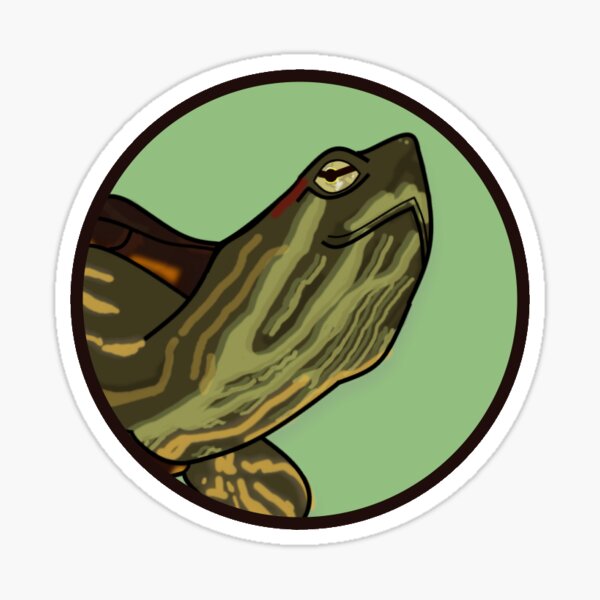 Support Turtle Rescues with Turkey the Turtle Sticker
