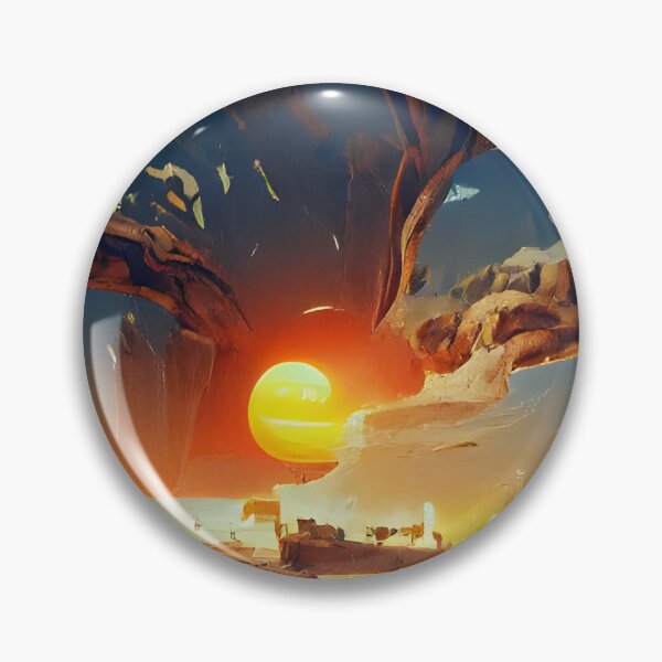 Artikelvorschau, AI generierte Kunst, Vintage Sunset Unreal Engine entworfen und verkauft von ACC .