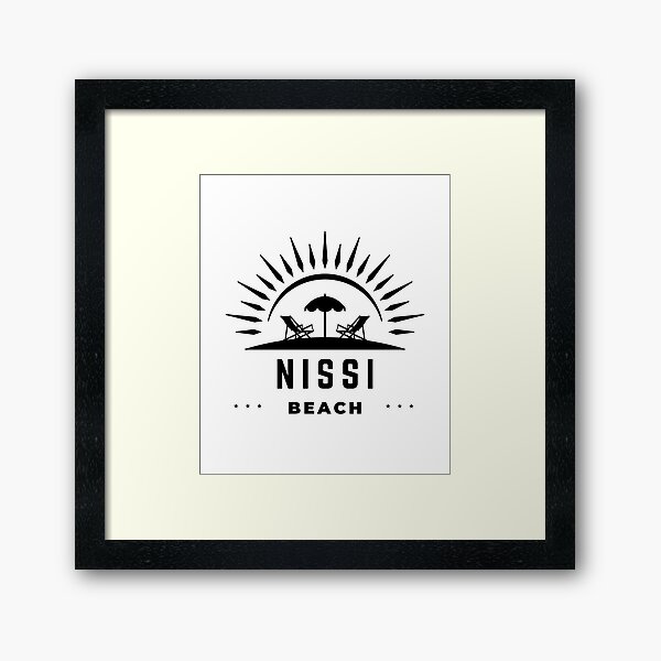 Nissi Beach Cyprus Framed Art Print
