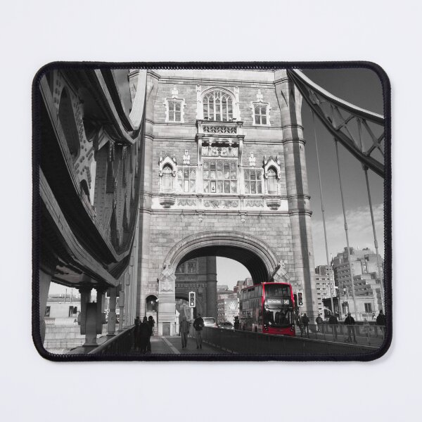 Item preview, Tower bridge with red bus designed and sold by Ann Biddlecombe.