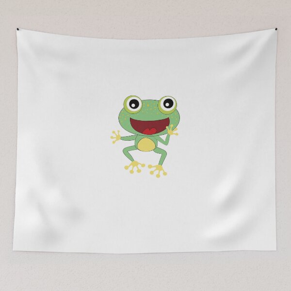 Item preview, Screaming froggy cute T-shirt and stickers designed and sold by fadouades.