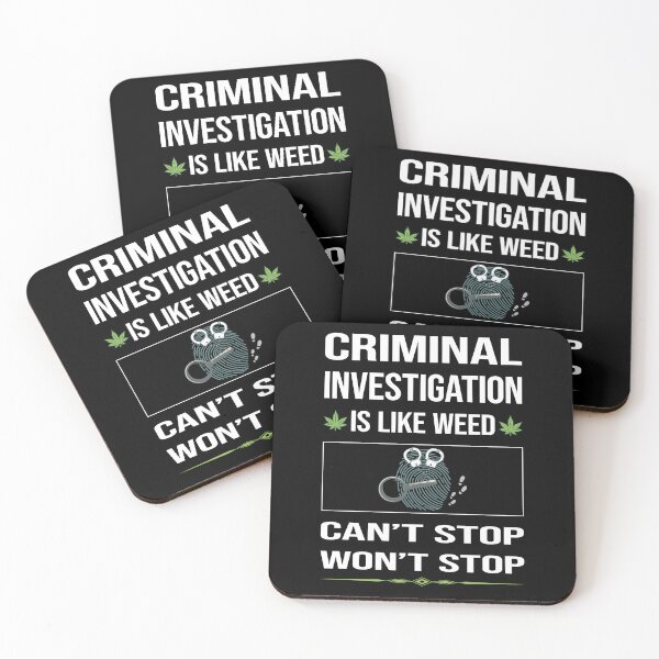 Item preview, Funny Can't Stop Criminal Investigation Criminology designed and sold by ArydeaNoriega.