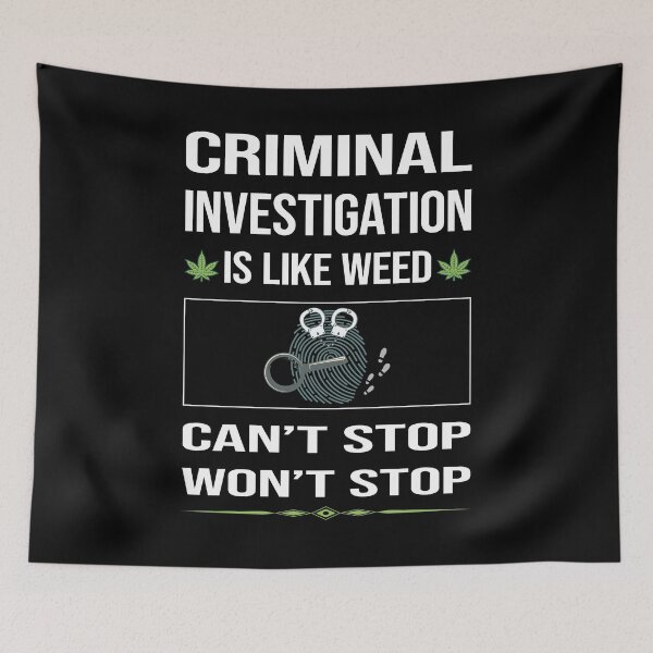 Item preview, Funny Can't Stop Criminal Investigation Criminology designed and sold by ArydeaNoriega.