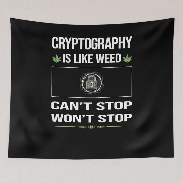 Item preview, Funny Can't Stop Cryptography designed and sold by ArydeaNoriega.