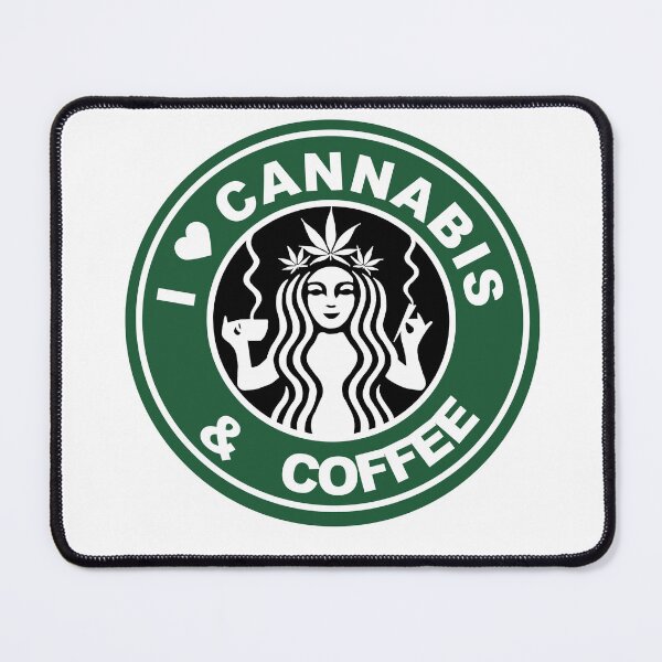 Item preview, i love cannabis and coffee designed and sold by Jadestonedesigns.