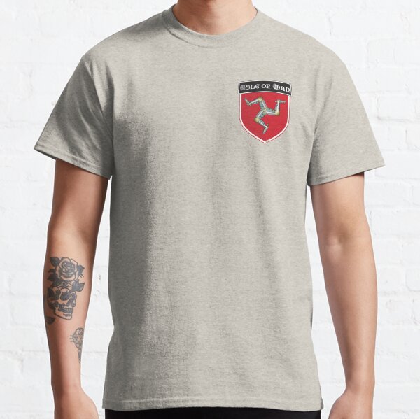 Item preview, ISLE of MAN ELLAN VANNIN TT Racing UK Sticker T-Shirt 02 designed and sold by OuterShellUK.