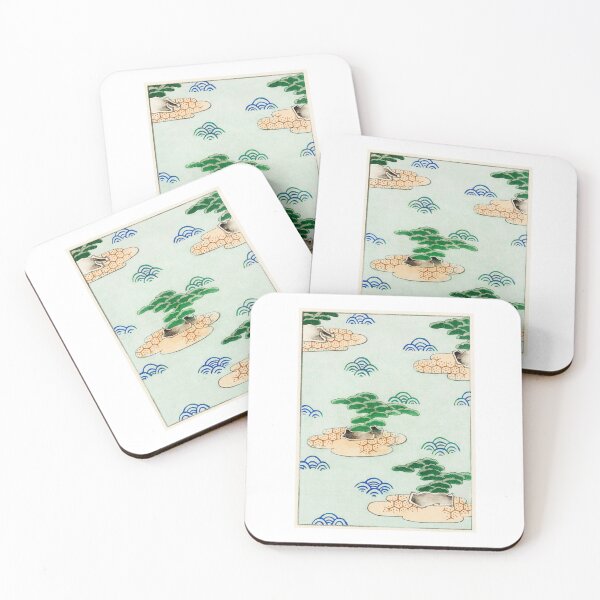 Item preview, Landscape illustration from Bijutsu Sekai (1893-1896) by Watanabe Seitei (Classic Japanese Vintage Illustration Pattern) designed and sold by POSTERAMALA.