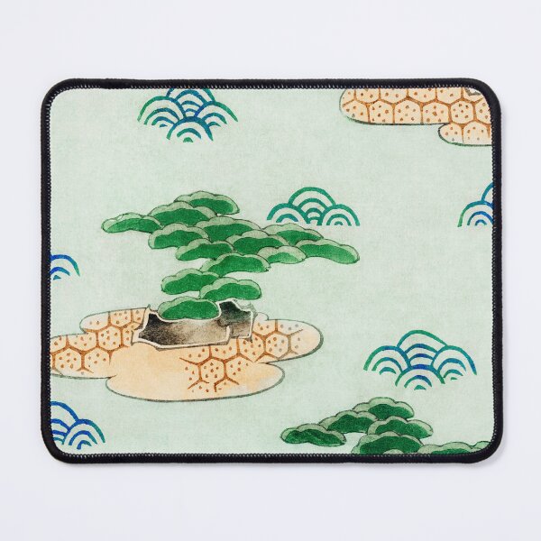 Item preview, Landscape illustration from Bijutsu Sekai (1893-1896) by Watanabe Seitei (Classic Japanese Vintage Illustration Pattern) designed and sold by POSTERAMALA.