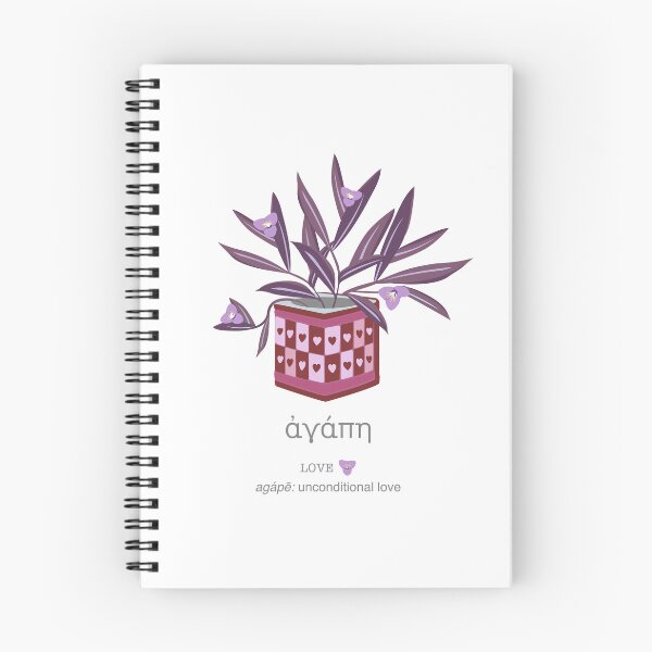 Item preview, Agapē (Love), Purple Heart plant designed and sold by Amilia Korre.