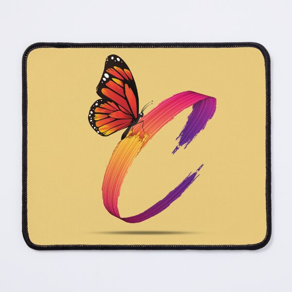 Item preview, Letter C - C and Monarch Butterfly designed and sold by LTM-tee.