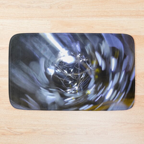 Item preview, Abstract blue light flower Photographic Print designed and sold by SSymo.