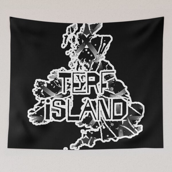 Item preview, TERF island | uk england great britiain british tiktok memes feminist lgbt lgbtqia2s ally designed and sold by politeillusts.