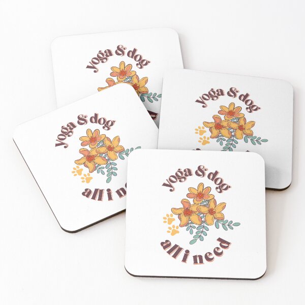 Item preview, all i need is love yoga and a dog designed and sold by InnaMGraphic.
