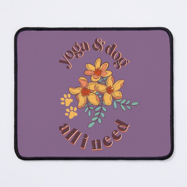Item preview, all i need is love yoga and a dog designed and sold by InnaMGraphic.