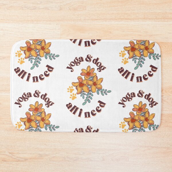 Item preview, all i need is love yoga and a dog designed and sold by InnaMGraphic.