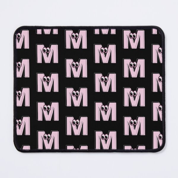 Item preview, Pink letter M with eyes designed and sold by Coffee Lifestyle.
