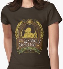 The Snuggly Duckling Tap Room Women's Fitted T-Shirt