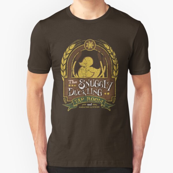 Der Snuggly Duckling Tap Room Slim Fit T-Shirt