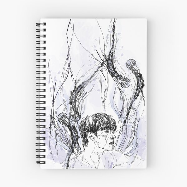 Item preview, ATEEZ-Mingi Notebooks designed and sold by A-NAAI.