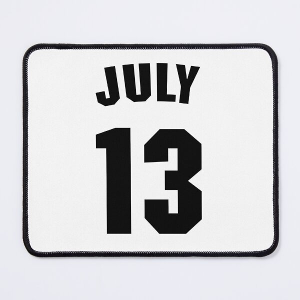 Item preview, Date of birth 13 July birthday gift sport design designed and sold by Panya-Design.