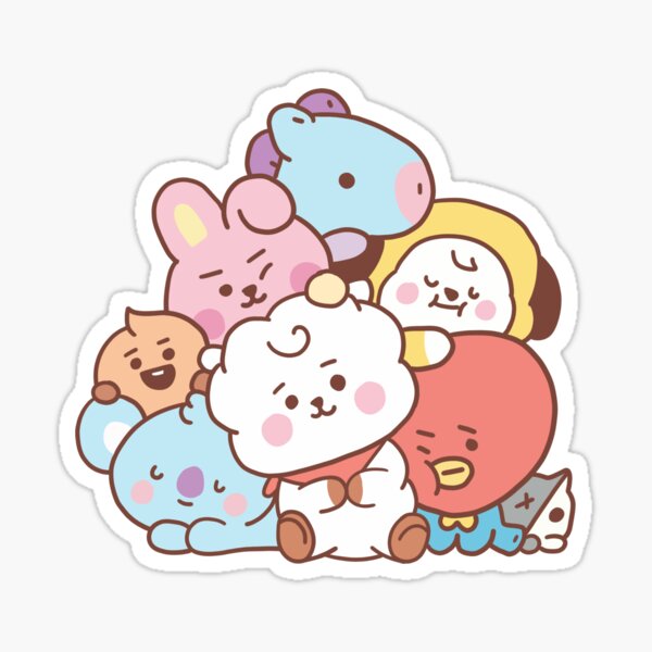 bts stickers redbubble