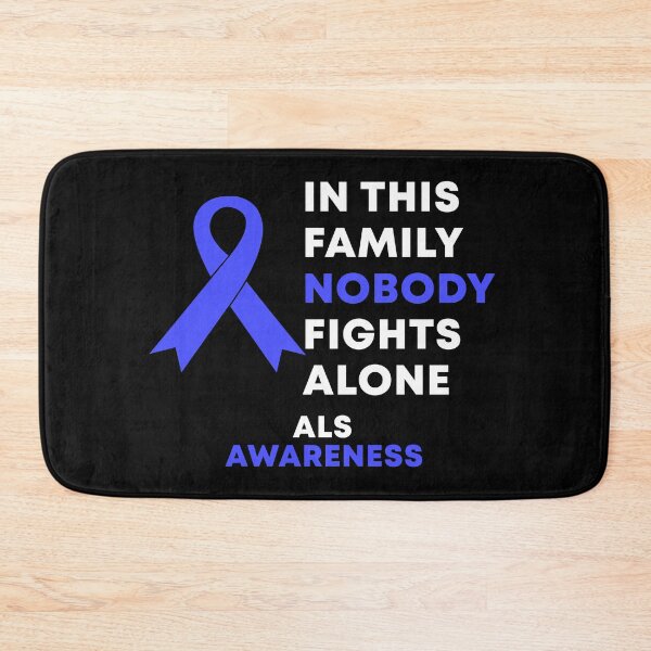 Item preview, In This Family Nobody Fights Alone ALS Awareness designed and sold by Color-Sparkle.