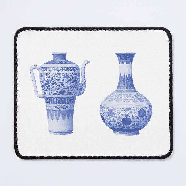 Item preview, Preppy Room Decor -	Chinoiserie ginger jars blue and White designed and sold by Shop Your Aesthetic.