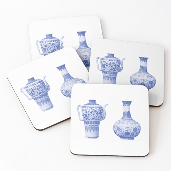 Item preview, Preppy Room Decor -	Chinoiserie ginger jars blue and White designed and sold by Shop Your Aesthetic.