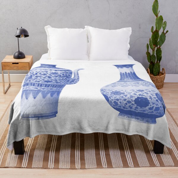 Item preview, Preppy Room Decor -	Chinoiserie ginger jars blue and White designed and sold by Shop Your Aesthetic.
