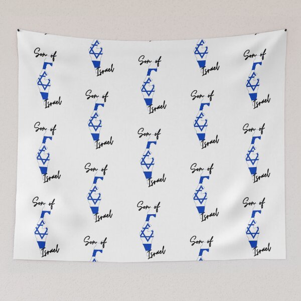 Item preview, Son of Israel Map Flag designed and sold by NovawayDirect.