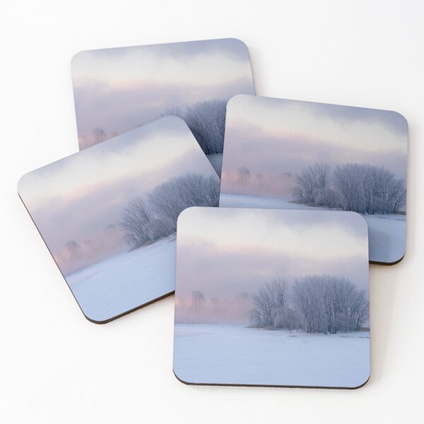 Item preview, Early morning sunrise near the river in freezing weather designed and sold by nacree.