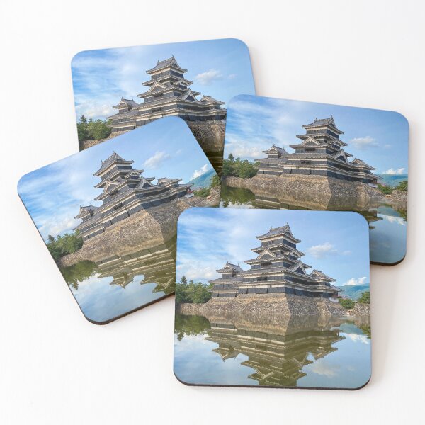 Item preview, Matsumo Castle, a Japanese castle in Nagano Prefecture in color designed and sold by DroppedTales.